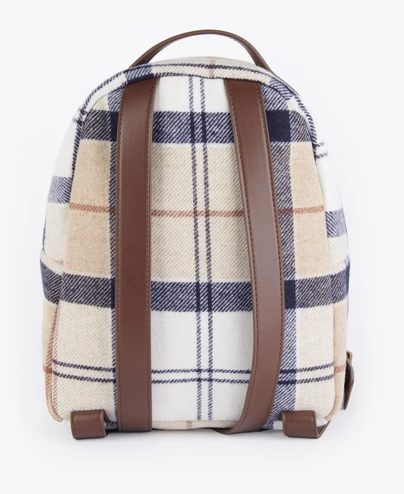 Barbour Caley Rosewood Tartan Backpack-1